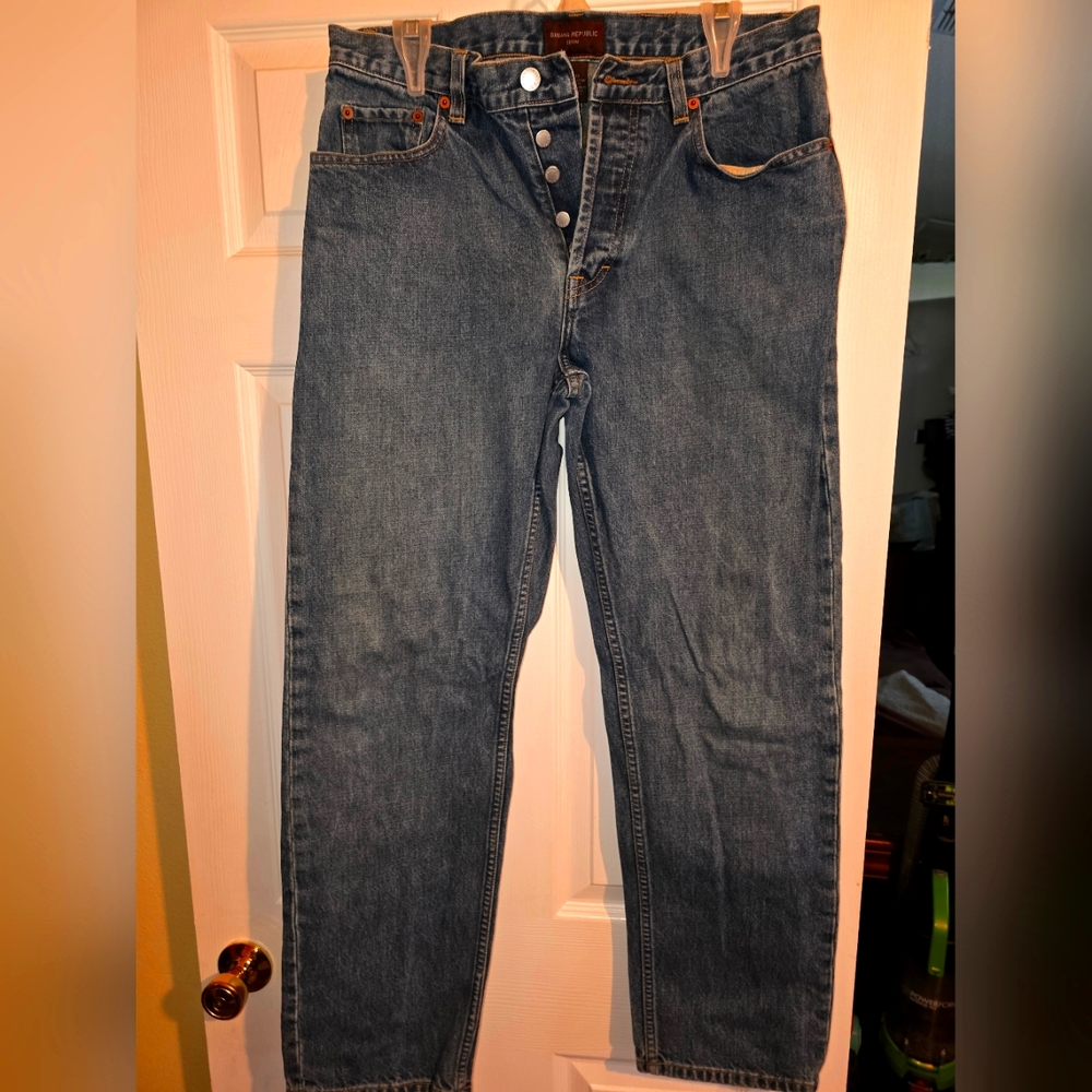 Banama Republic Button Fly Denim Jeans